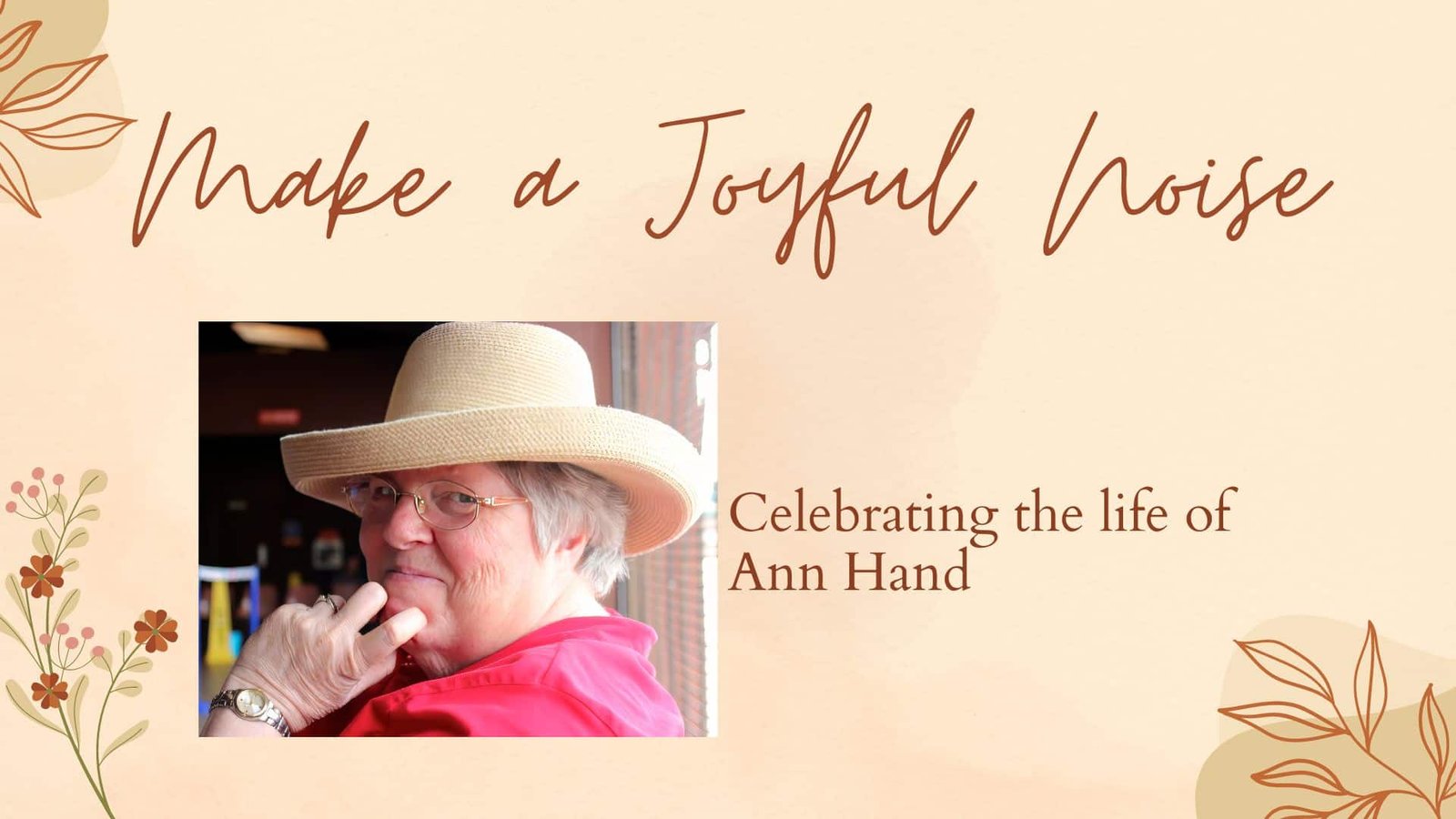 Make a Joyful Noise (Presentation)